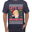 Trump Let’s Go Brandon Ugly Christmas Sweater Men's Graphic T-Shirt