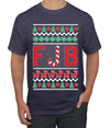 FJB Candy Cane  Ugly Christmas Sweater Men's Graphic T-Shirt