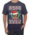 Yappy Holidays Christmas Men's Graphic T-Shirt