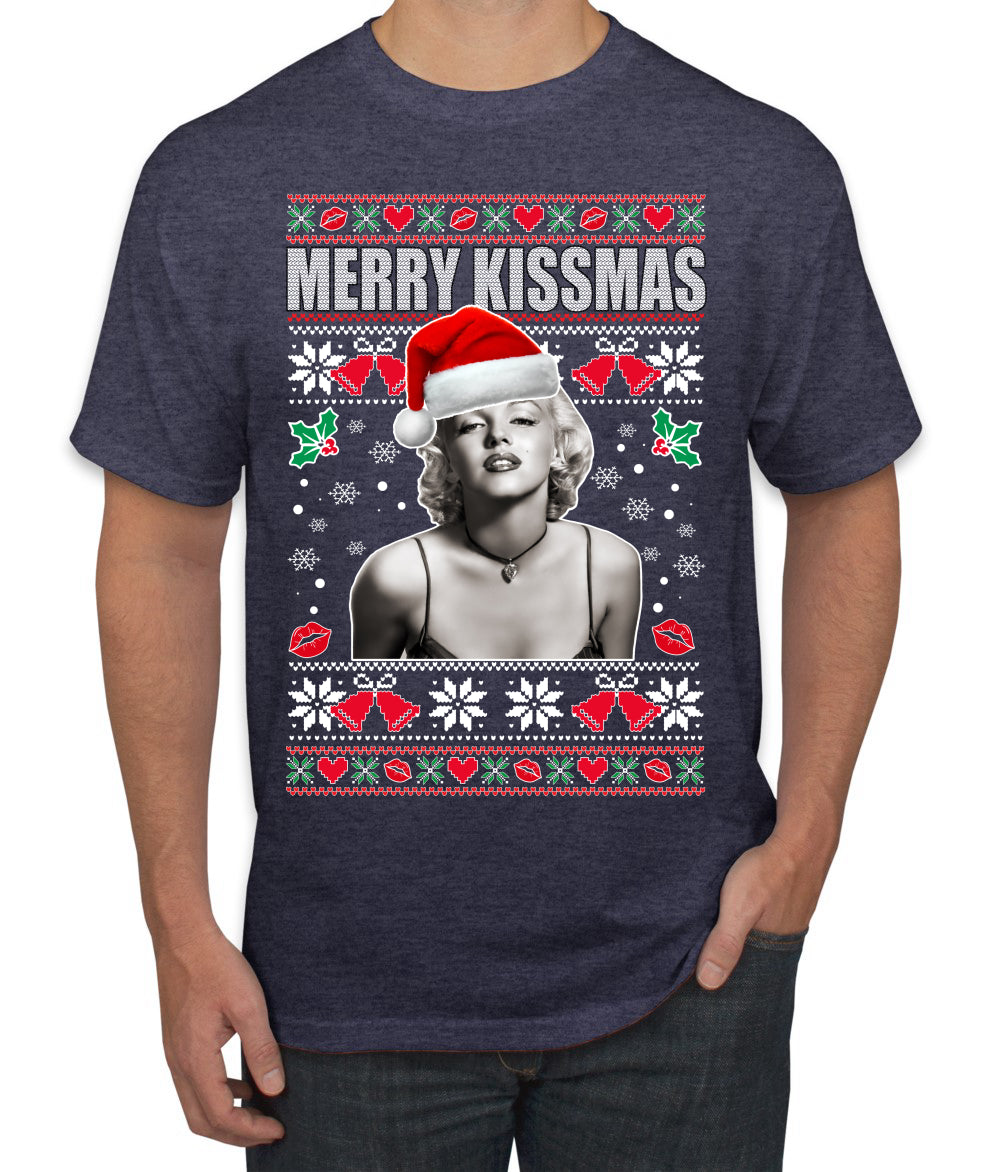 Merry Kissmas  Christmas Men's Graphic T-Shirt
