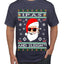 Original Hipster IPAs and Sleigh?!  Ugly Christmas Sweater Men's Graphic T-Shirt