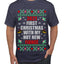 First Christmas With My Hot New Fiance Ugly Christmas Sweater Men's Graphic T-Shirt