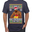I Have A Big Package Meme Barry Wood Ugly Christmas Sweater Men's Graphic T-Shirt