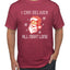 I Can Deliver All Night Long Santa Winking Christmas Men's Graphic T-Shirt