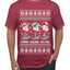 Holiday Spirits Drink Drank Drunk Snowmen Ugly Christmas Sweater Men's T-Shirt