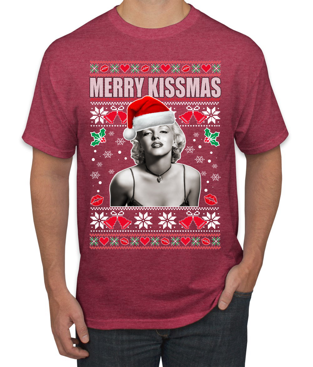 Merry Kissmas  Christmas Men's Graphic T-Shirt