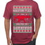 Nakatomi Plaza Christmas Party Survivor Ugly Christmas Sweater Men's Graphic T-Shirt