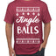 Jingle Balls Individual Couples Ugly Christmas Sweater Men's Graphic T-Shirt