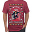 Nakatomi Plaza Happy Trails Hanz Ugly Christmas Sweater Men's Graphic T-Shirt