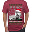 Hunter Let It Snow Biden Ugly Christmas Sweater Men's T-Shirt