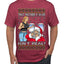 That Santa Mother F Isn't Real CLEAN  Ugly Christmas Sweater Men's T-Shirt