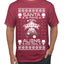 Santa Is Fake Aliens Are Real Ugly Christmas Sweater Men's T-Shirt