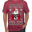 Try That In A Small Town Christmas Ugly Christmas Sweater Men's T-Shirt