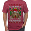 Merry Krampus Santa Folklore Figure Horror Ugly Christmas Sweater Men's T-Shirt