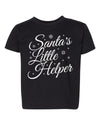 Santa's Little Helper Christmas Toddler Crew Graphic T-Shirt