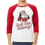 Santa Don’t Stop Believing Christmas 3/4 Sleeve Raglan Unisex Baseball Tee