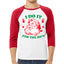 I Do it for the Hos Xmas Ugly Christmas Sweater Christmas 3/4 Sleeve Raglan Unisex Baseball Tee