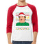 Kevin Home Malone Office Tv Xmas Christmas 3/4 Sleeve Raglan Unisex Baseball Tee
