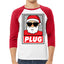 Santa Claus Plug Escobar Narcos Funny Christmas 3/4 Sleeve Raglan Unisex Baseball Tee