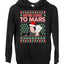 We're Going to Mars High Elon Musk Santa Weed Marijuana Xmas Christmas Premium Graphic Hoodie Sweatshirt