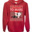 We're Going to Mars High Elon Musk Santa Weed Marijuana Xmas Christmas Premium Graphic Hoodie Sweatshirt