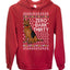 Zero Bark Thirty Funny Dog Xmas Ugly Christmas Premium Graphic Hoodie Sweatshirt
