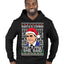 Santas Coming That's What She Said Michael Scott Ugly Christmas Sweater Premium Graphic Hoodie Sweatshirt
