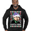 Santa Mike Michael Scott The Office Ugly Christmas Sweater Premium Graphic Hoodie Sweatshirt