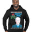 Mistle Joe Shut Up And Kiss Me Man Biden Ugly Christmas Sweater Premium Graphic Hoodie Sweatshirt