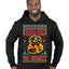 Strike First Strike Hard No Mercy Xmas Ugly Christmas Sweater Premium Graphic Hoodie Sweatshirt