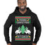 Merry Christmas Bitches Ugly Christmas Sweater Premium Graphic Hoodie Sweatshirt