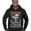 Christmas Is Cancelled Michael Scott Office Ugly Christmas Sweater Premium Graphic Hoodie Sweatshirt