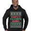 Santa's Favorite Homo Ugly Christmas Sweater Premium Graphic Hoodie Sweatshirt