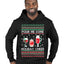 Pour Me Some Holiday Cheer Ugly Christmas Sweater Premium Graphic Hoodie Sweatshirt