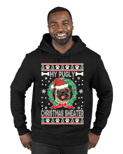 My PMerry Ugly Christmas Sweater  Merry Ugly Christmas Sweater Premium Graphic Hoodie Sweatshirt