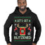 Let's Get Blitzened Rein Beer  Merry Ugly Christmas Sweater Premium Graphic Hoodie Sweatshirt