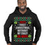 First Christmas Without My Crazy Ex-Wife  Merry Ugly Christmas Sweater Premium Graphic Hoodie Sweatshirt