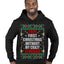 First Christmas Without My Crazy Ex-Husband  Merry Ugly Christmas Sweater Premium Graphic Hoodie Sweatshirt