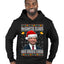 DeSantis Claus Merry Ugly Christmas Sweater Premium Graphic Hoodie Sweatshirt