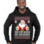 One For Biden One For Harris Santa Merry Ugly Christmas Sweater Premium Graphic Hoodie Sweatshirt