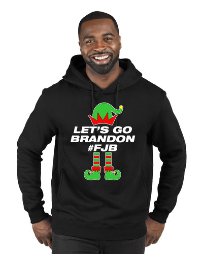 Let's Go Brandon Elf Merry Christmas Premium Graphic Hoodie Sweatshirt