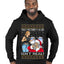 That Santa Mother F Isn't Real CLEAN  Ugly Christmas Sweater Premium Graphic Hoodie Sweatshirt