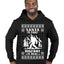 Santa Is Fake Bigfoot Is Real Ugly Christmas Sweater Premium Graphic Hoodie Sweatshirt