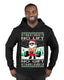 No Lift No Gift Fitness Workout Santa Ugly Christmas Sweater Premium Graphic Hoodie Sweatshirt