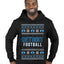 City of Detroit DET American Football Fantasy Fan Ugly Christmas Sweater Unisex Crewneck Sweatshirt