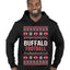 City of Buffalo BUF American Football Fantasy Fan Ugly Christmas Sweater Unisex Crewneck Sweatshirt