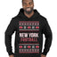 City of New York NYC American Football Fantasy Fan Ugly Christmas Sweater Unisex Crewneck Sweatshirt