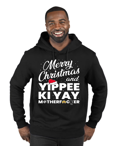 Merry Christmas and Yippee Ki Yay MOFO Christmas Premium Graphic Hoodie Sweatshirt
