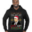 Just Got Litt Up Louis Tv Show Parody Ugly Christmas Sweater Premium Graphic Hoodie Sweatshirt