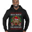 Merry Krampus Santa Folklore Figure Horror Ugly Christmas Sweater Premium Graphic Hoodie Sweatshirt
